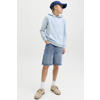 JACK & JONES JUNIOR relaxed short medium blue denim