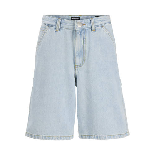 JACK & JONES JUNIOR baggy high waist short light blue denim Korte broek Blauw - maat 152 afbeelding