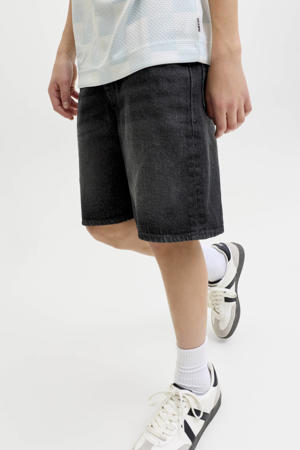 relaxed short black denim