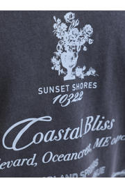 thumbnail: JACK & JONES JUNIOR T-shirt met backprint donkerblauw