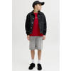 JACK & JONES JUNIOR relaxed short grey denim