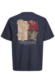 thumbnail: JACK & JONES JUNIOR T-shirt met backprint blauw