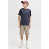 JACK & JONES JUNIOR T-shirt met backprint blauw