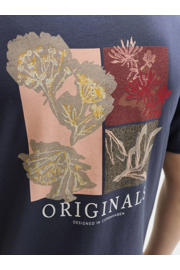 thumbnail: JACK & JONES JUNIOR T-shirt met backprint blauw
