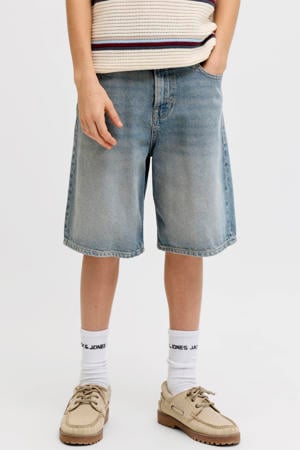 baggy short medium blue denim
