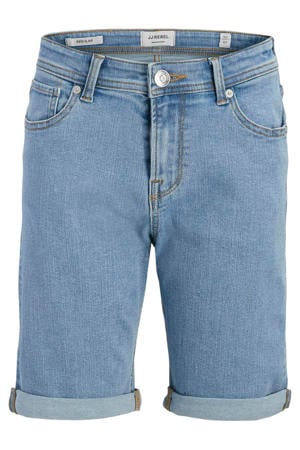 regular waist denim short medium blue denim