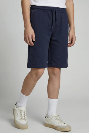 slim sweatshort donkerblauw