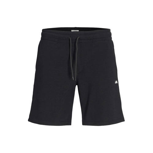 JJ REBEL JUNIOR slim sweatshort zwart Korte broek Effen - maat 164 afbeelding