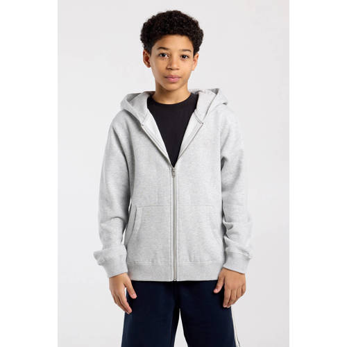 America Today sweatvest lichtgrijs Gemêleerd