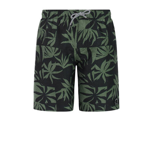 Protest zwemshort PRTWILLIAM JR zwart Jongens Polyester Bloemen - maat 128 afbeelding