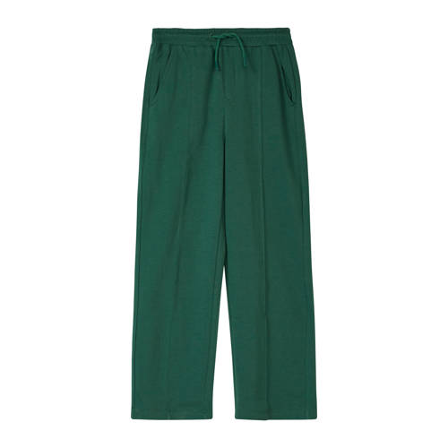 s.Oliver straight casual broek donkergroen Jongens Katoen Effen - maat 176 afbeelding