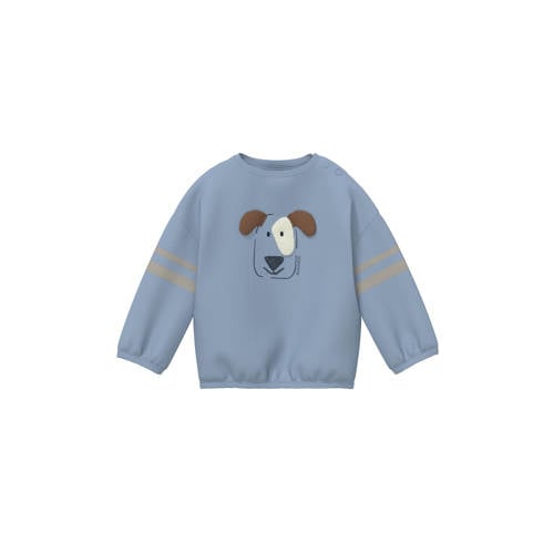 s.Oliver sweater lichtblauw Meerkleurig