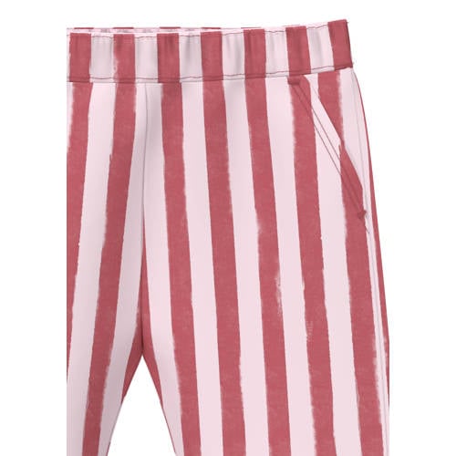 s.Oliver gestreepte casual broek roze Jongens/Meisjes Stretchkatoen Streep