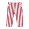 s.Oliver gestreepte casual broek roze