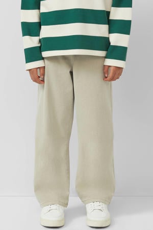 relaxed casual broek olijfgroen