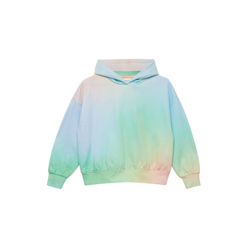 s.Oliver hoodie lichtgroen Sweater Tie-dye - maat 146/152 afbeelding