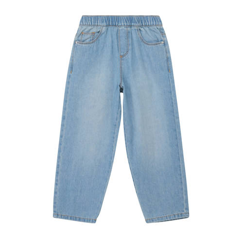 s.Oliver barrel jeans medium blue denim Blauw Effen - maat 110 afbeelding