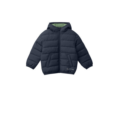 s.Oliver tussenjas donkerblauw Jongens Polyester Capuchon Effen