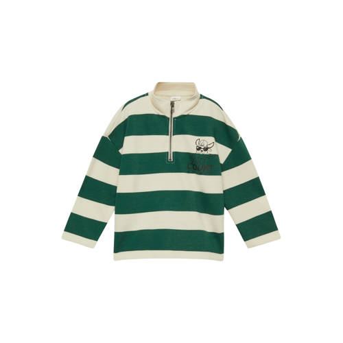 s.Oliver gestreepte sweater ecru Streep - maat 116/122 afbeelding