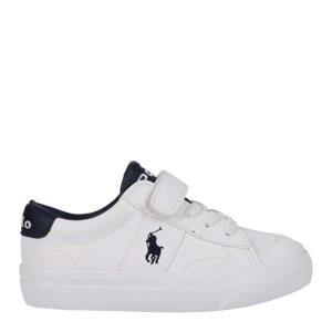 sneakers wit/donkerblauw