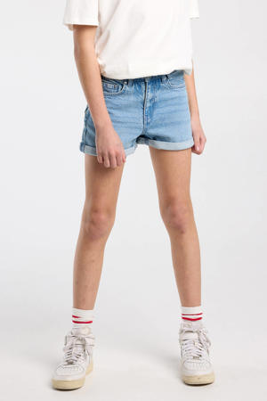 denim short medium blue denim