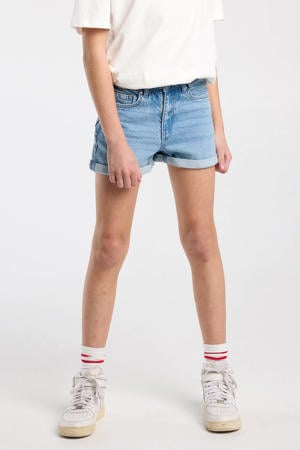 denim short medium blue denim