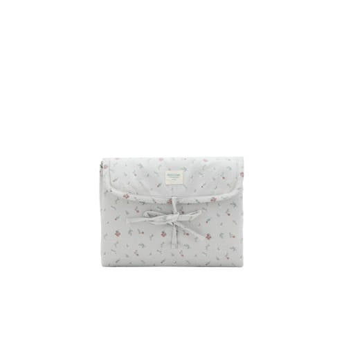 Mango Kids verschoningsmat met bloemenprint lichtgrijs Verschoonmatje Bloemen afbeelding
