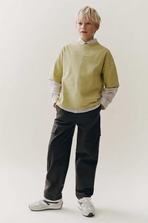 casual broek antraciet