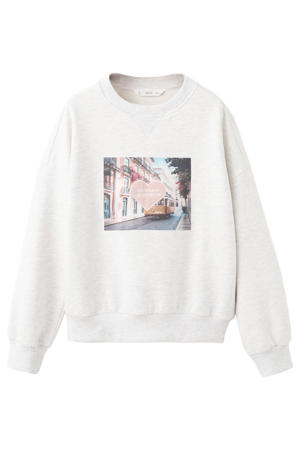 sweater lichtgrijs