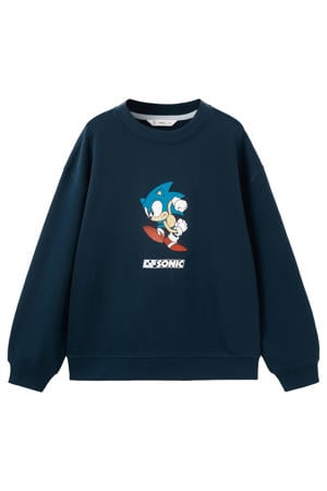Sonic sweater donkerblauw