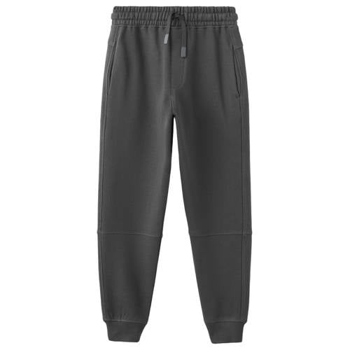 Mango Kids casual broek antraciet Grijs Jongens Sweat Effen - maat 140 afbeelding