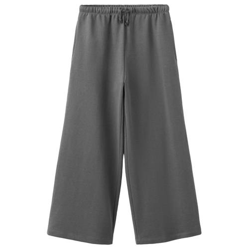 Mango Kids casual broek antraciet Grijs Meisjes Sweat Effen - maat 146 afbeelding