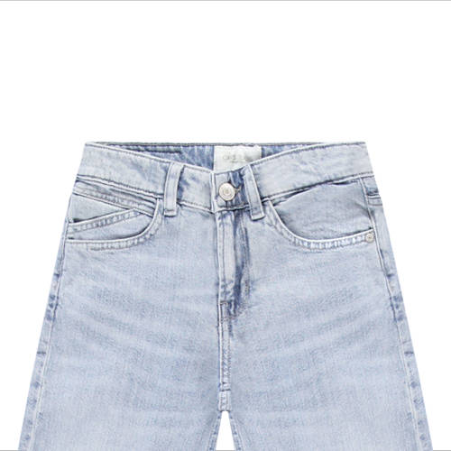 Cars straight leg jeans light blue denim Blauw Effen - maat 146 afbeelding