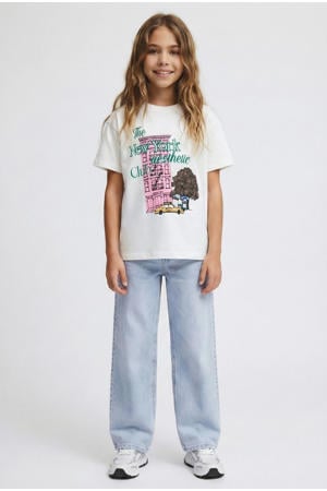 straight leg jeans light blue denim