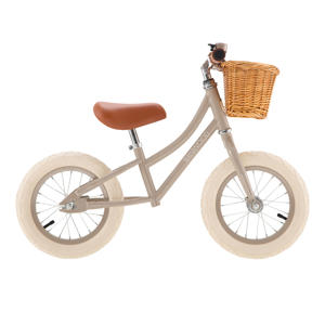loopfiets first go 12 inch beige