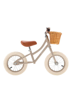 loopfiets first go 12 inch beige