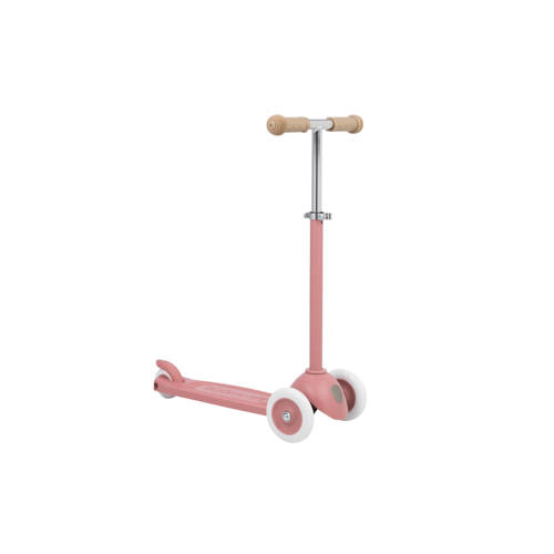 Banwood eco step framboos Roze | Step van Banwood | Speelgoed > Rijdend speelgoed > Stepjes