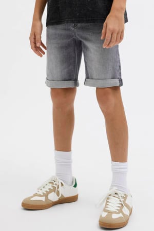 denim regular short grey denim