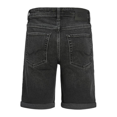 JACK & JONES JUNIOR denim regular short black denim Korte broek Zwart Jongens Stretchkatoen - maat 140 afbeelding