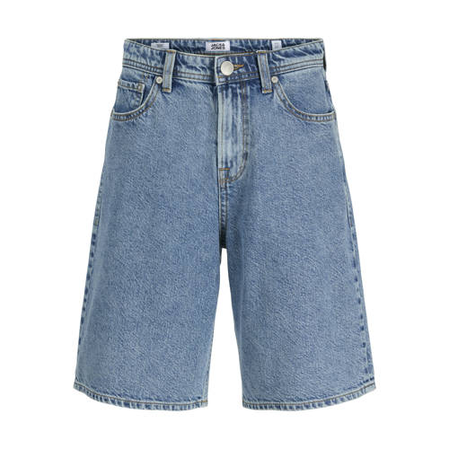 JACK & JONES JUNIOR short medium blue denim Korte broek Blauw Effen - maat 128 afbeelding