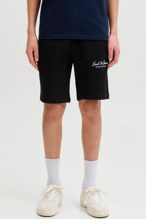 regular waist sweatshort zwart