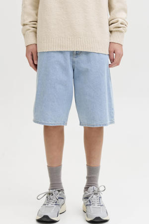 denim short medium blue denim