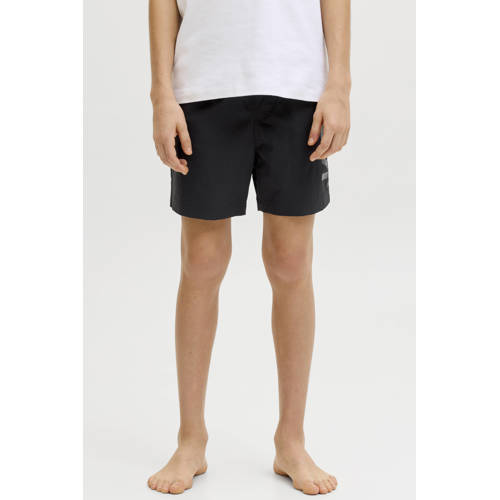 JACK & JONES JUNIOR zwemshort zwart Jongens Polyester Effen - maat 176 afbeelding