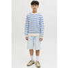 JACK & JONES JUNIOR baggy high waist short light blue denim