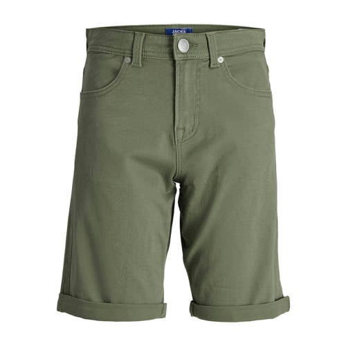JACK & JONES JUNIOR bermuda short groen Korte broek Jongens Stretchkatoen - maat 176 afbeelding