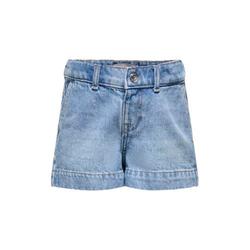 KIDS ONLY MINI wide leg short light blue denim Korte broek Blauw Effen - maat 122 afbeelding