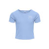 KIDS ONLY GIRL T-shirt lichtblauw met textuur