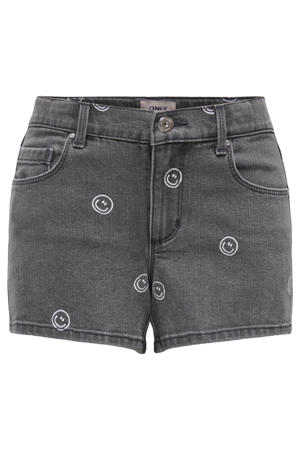 regular short grey denim
