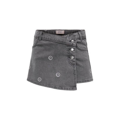 KIDS ONLY GIRL spijkerrok grey denim Grijs Meisjes Stretchdenim All over print - maat 152 afbeelding
