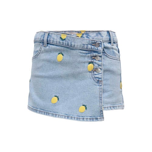KIDS ONLY GIRL spijkerrok light blue denim Blauw Meisjes Stretchdenim All over print - maat 158 afbeelding